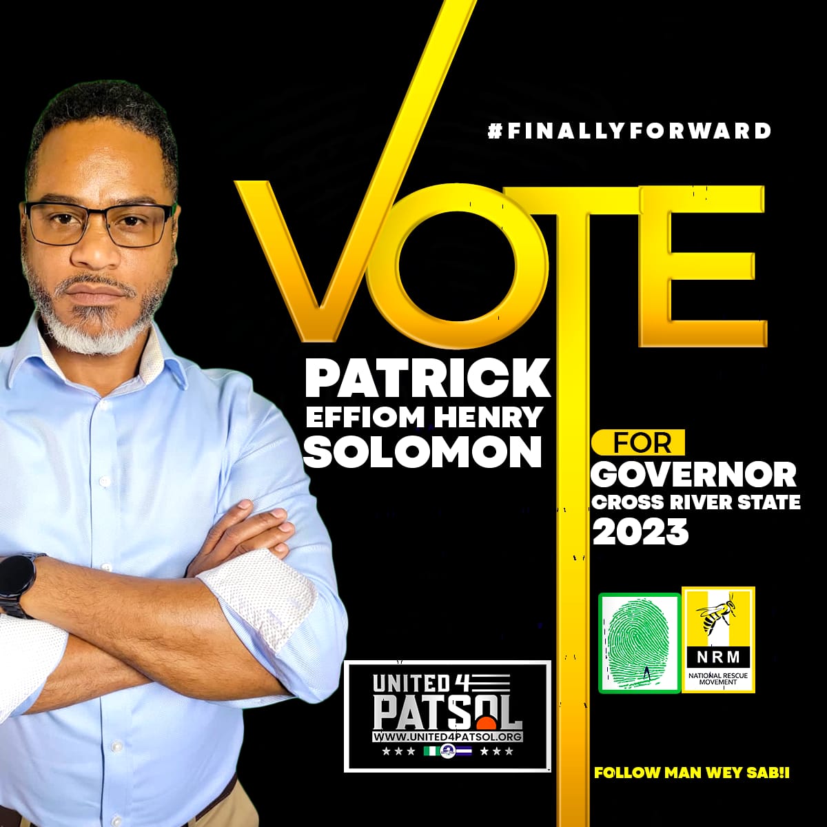 SOLOMON PATRICK HENRY , Political Party - NRM ( National Rescue Movement)