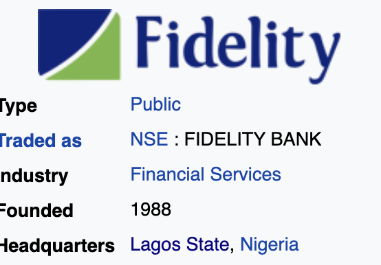 Fidelity Bank Nigeria